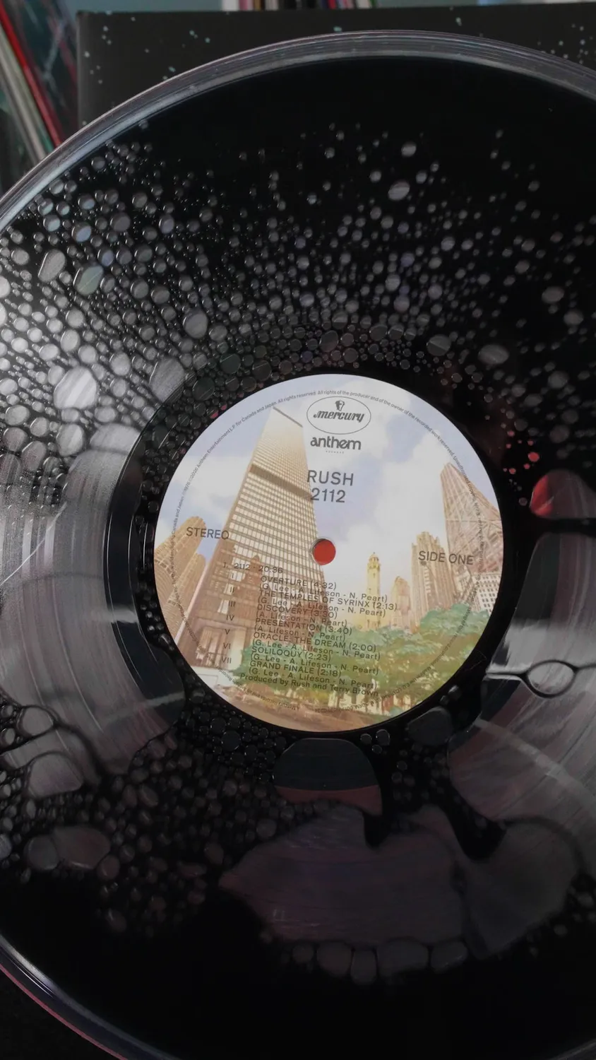 Rush 2112 vinyle liquid 50e anniversaire LP