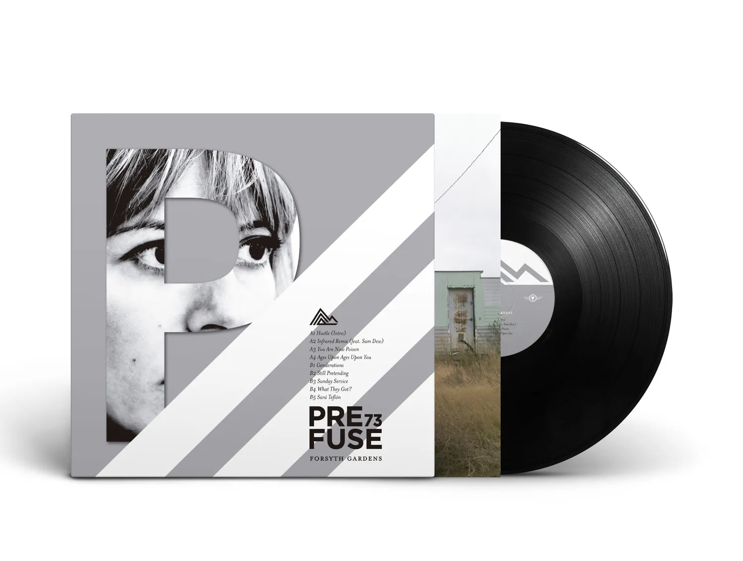 Prefuse 73 Forsyth Gardens vinyle LP noir MP3 inclus