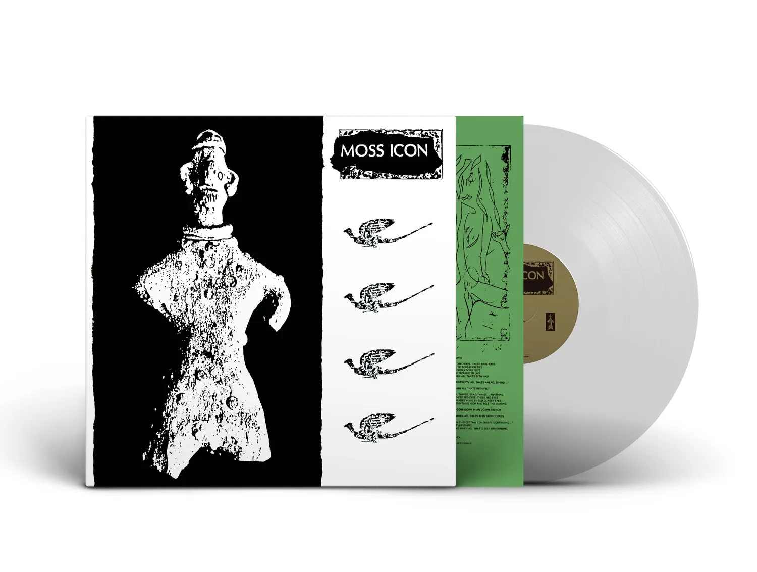 Moss Icon Lyburnum Wits End Liberation Fly vinyle LP blanc transparent