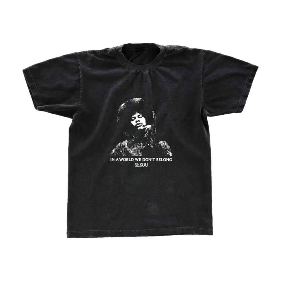 EMI Sekou UK & Europe Tour t-shirt noir coton