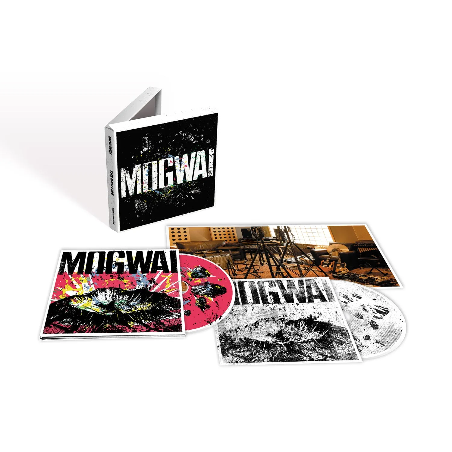 Mogwai The Bad Fire coffret 2xCD + livre photo