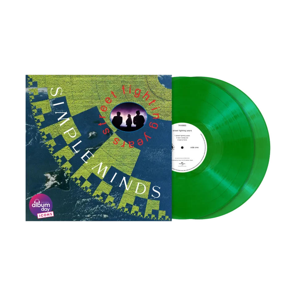 EMI Street Fighting Years double vinyle vert transparent