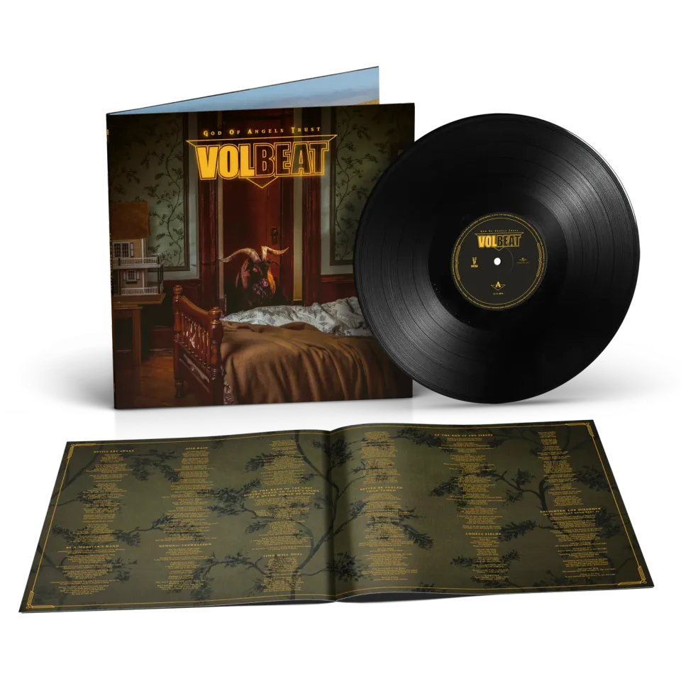 Volbeat God Of Angels Trust Vinyle LP noir 180g gatefold