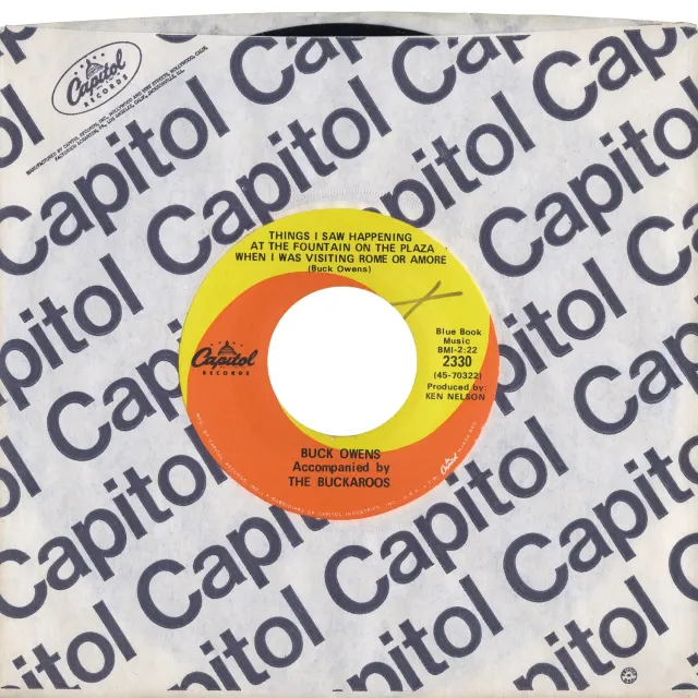 Omnivore Recordings Buck Owens Things I Saw Happening vinyle 7" vintage