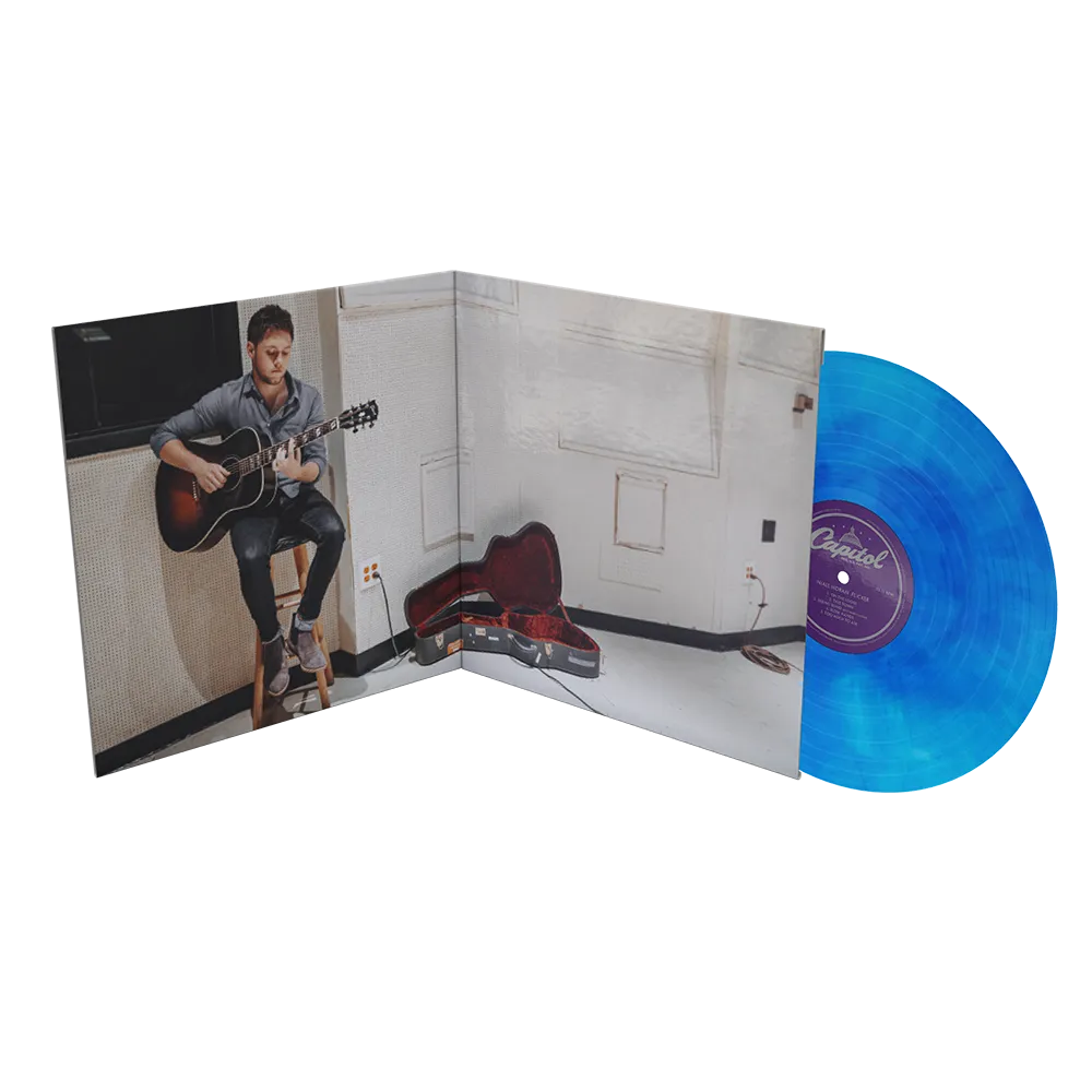 EMI Flicker Niall Horan vinyle LP swirl bleu