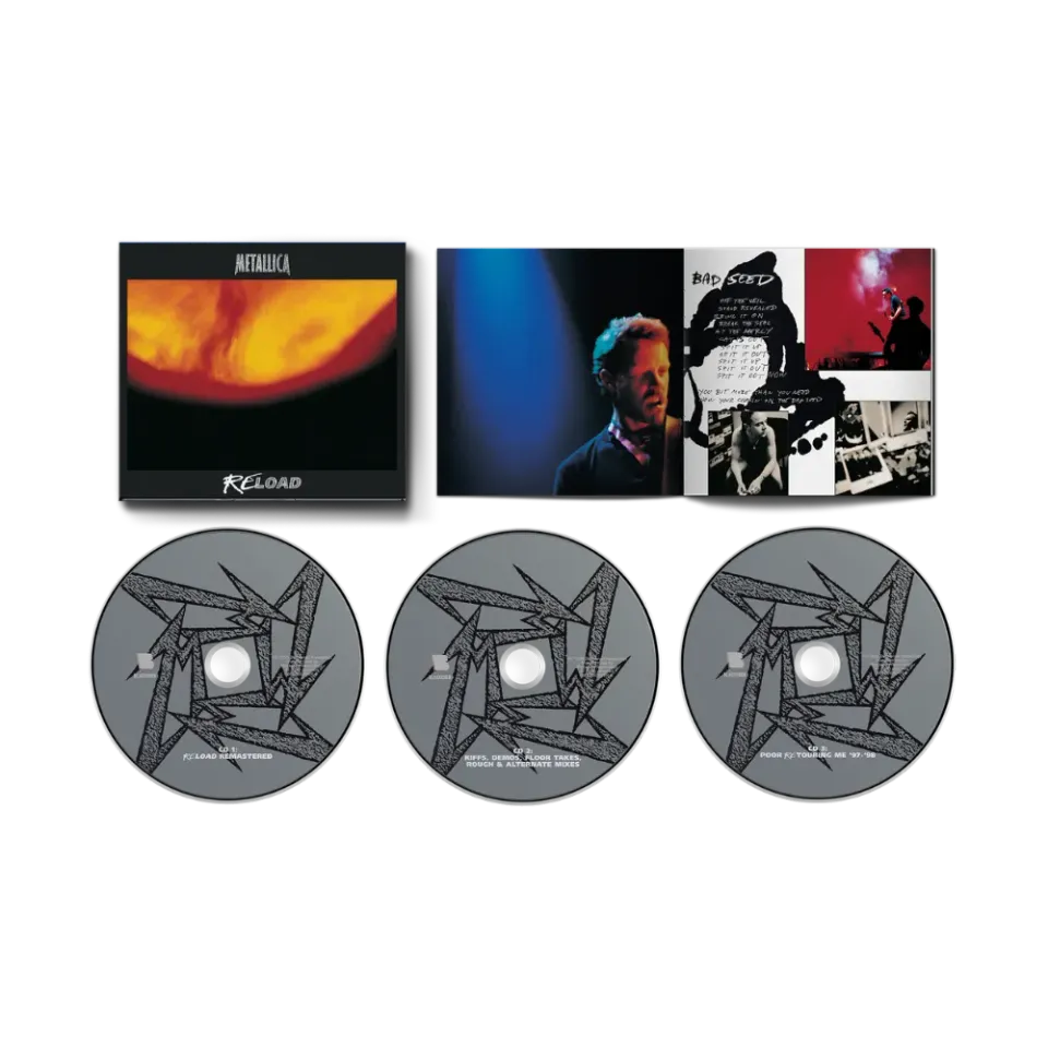 Metallica ReLoad Remastered coffret 3 CD expanded
