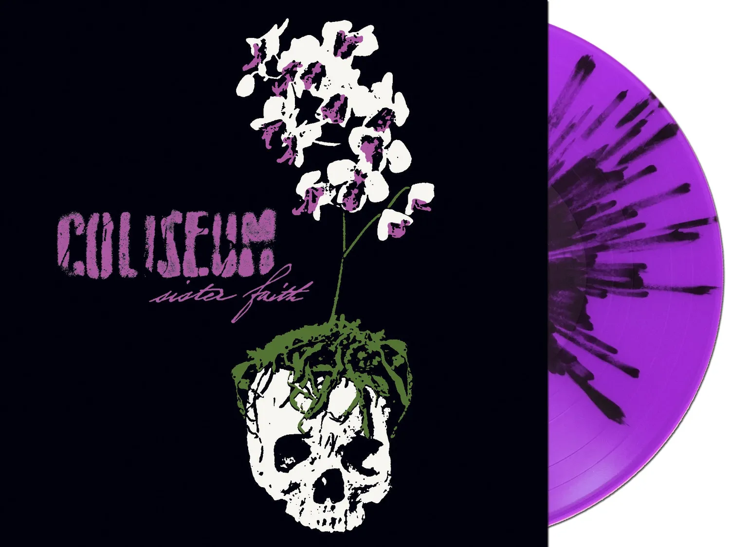 Coliseum Sister Faith Vinyle Violet Splatter 13 Titres