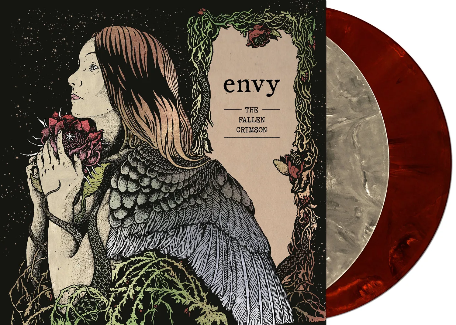 Envy The Fallen Crimson double vinyle noir post-hardcore