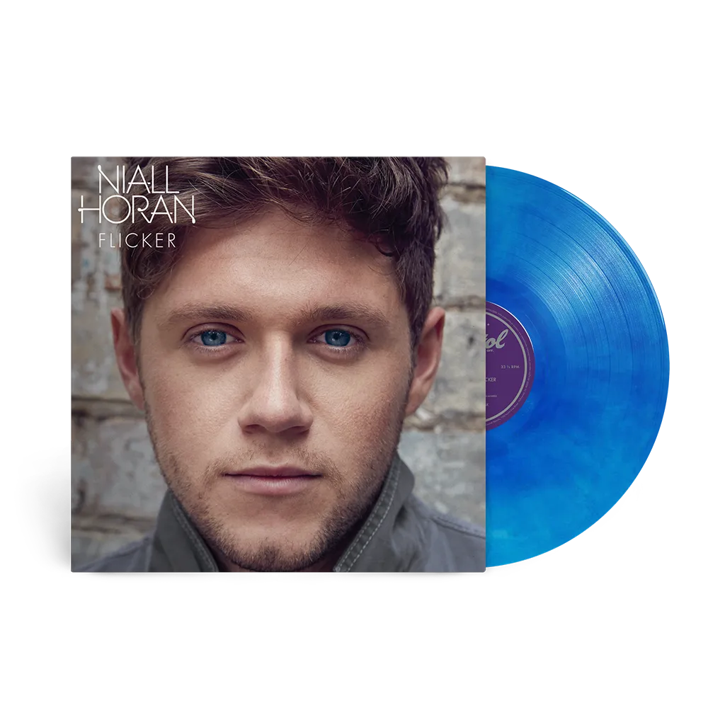 EMI Flicker Niall Horan vinyle LP swirl bleu