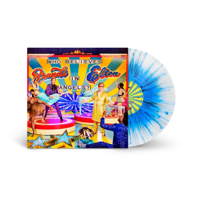 EMI Who Believes In Angels vinyle bleu splatter